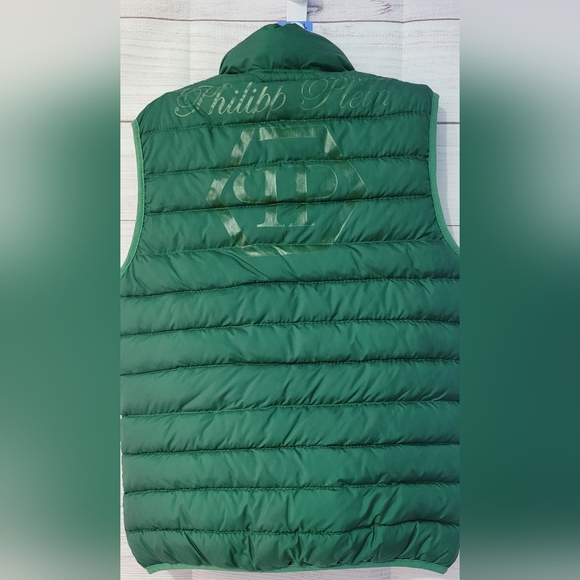 ⭐⭐HOST PICK⭐⭐ NWOT Authentic Philipp Plein Puffer vest size mens Small - Picture 4 of 10
